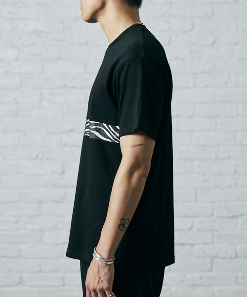 CRIMIE(クライミー)の「TIGER LINE SHORT SLEEVE T SHIRT / タイガーライン 半袖 Tシャツ(Tシャツ/カットソー・メンズ・ホワイト/ブラック・S/M/L/XL/XXL)」の10枚目の写真