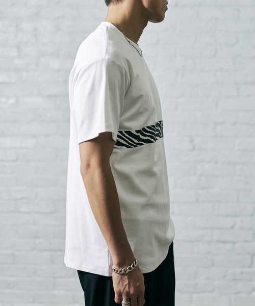 CRIMIE(クライミー)の「TIGER LINE SHORT SLEEVE T SHIRT / タイガーライン 半袖 Tシャツ(Tシャツ/カットソー・メンズ・ホワイト/ブラック・S/M/L/XL/XXL)」の8枚目の写真
