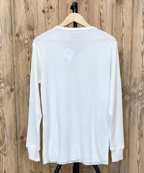 AVIREX(アヴィレックス)の「長袖 サーマル Vネック Tシャツ デイリーウェア(Tシャツ/カットソー・メンズ・ホワイト/ブラック/ネイビー/オリーブ/杢グレー・L/2XL/XL/M)」の21枚目の写真
