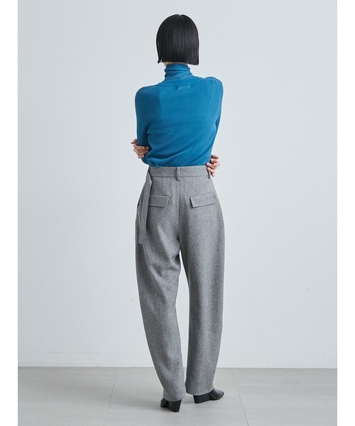 週末限定価格】ミースロエ スポーティー3タックパンツ ホワイト 01