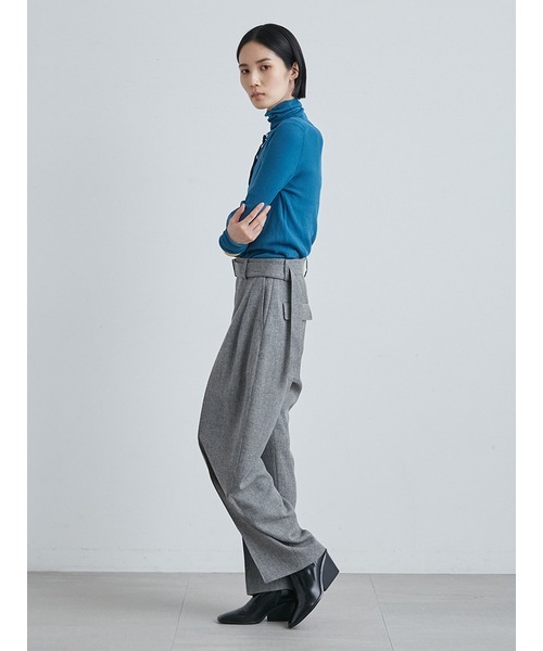 MIESROHE（ミースロエ）の「ツィード調カーブシルエットタックＰＴ（その他パンツ・レディース・ベージュ/グレー/ブラック・1/0）」の18枚目の写真