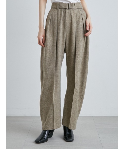 MIESROHE（ミースロエ）の「ツィード調カーブシルエットタックＰＴ（その他パンツ・レディース・ベージュ/グレー/ブラック・1/0）」の15枚目の写真