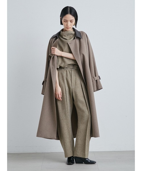 MIESROHE（ミースロエ）の「ツィード調カーブシルエットタックＰＴ（その他パンツ・レディース・ベージュ/グレー/ブラック・1/0）」の14枚目の写真