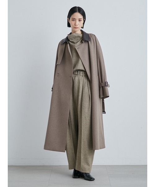 MIESROHE（ミースロエ）の「ツィード調カーブシルエットタックＰＴ（その他パンツ・レディース・ベージュ/グレー/ブラック・1/0）」の13枚目の写真