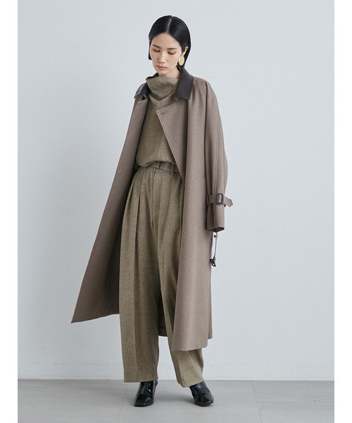 MIESROHE（ミースロエ）の「ツィード調カーブシルエットタックＰＴ（その他パンツ・レディース・ベージュ/グレー/ブラック・1/0）」の12枚目の写真