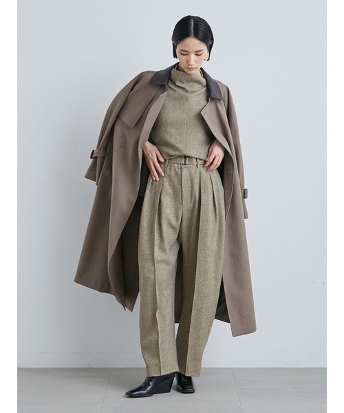 MIESROHE（ミースロエ）の「ツィード調カーブシルエットタックＰＴ（その他パンツ・レディース・ベージュ/グレー/ブラック・1/0）」の11枚目の写真