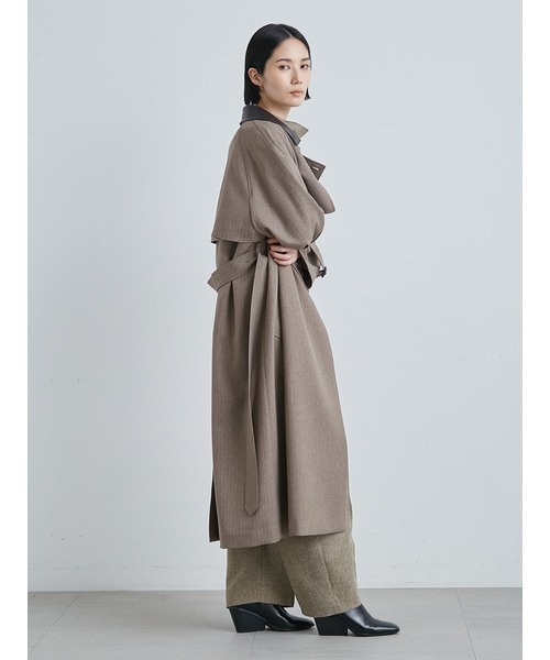 MIESROHE（ミースロエ）の「ツィード調カーブシルエットタックＰＴ（その他パンツ・レディース・ベージュ/グレー/ブラック・1/0）」の9枚目の写真
