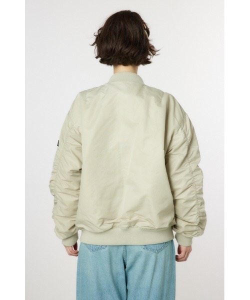 RODEO CROWNS WIDE BOWL（ロデオクラウンズワイドボウル）の「VINTAGE WASH MA-1 ブルゾン（ブルゾン・レディース・カーキ/ベージュ/ブラック・MEDIUM/LARGE）」の22枚目の写真