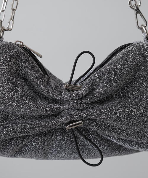 FREE'S MART(フリーズマート)の「◆センタータックバッグ(ハンドバッグ・レディース・ブラック/シルバー・フリ-)」の11枚目の写真