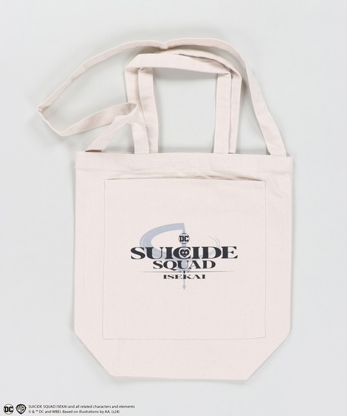 SPINNS（スピンズ）の「『異世界スーサイド・スクワッド×SPINNS』トートバッグ（トートバッグ・レディース・ナチュラル/ブラック・ONESIZE）」の7枚目の写真