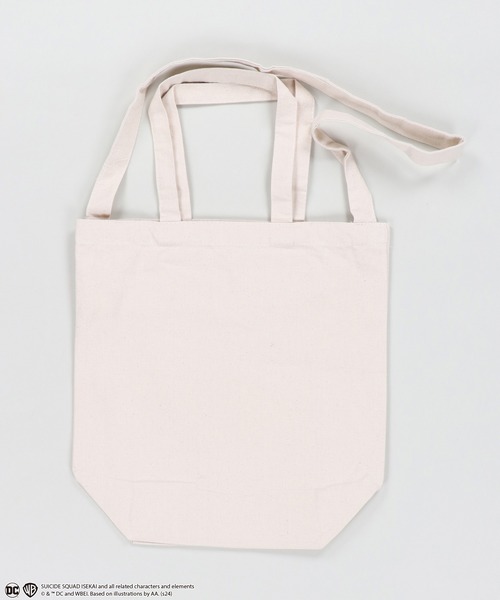SPINNS（スピンズ）の「『異世界スーサイド・スクワッド×SPINNS』トートバッグ（トートバッグ・レディース・ナチュラル/ブラック・ONESIZE）」の8枚目の写真