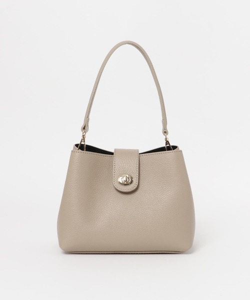 MARCO BIANCHINI（マルコビアンチーニ）の「MARCO BIANCHINI　ワンハンドル2WAYショルダーバッグ（ショルダーバッグ・レディース・ベージュ/ブラウン・ONE）」の9枚目の写真