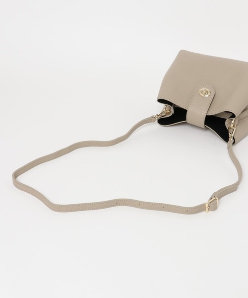 MARCO BIANCHINI（マルコビアンチーニ）の「MARCO BIANCHINI　ワンハンドル2WAYショルダーバッグ（ショルダーバッグ・レディース・ベージュ/ブラウン・ONE）」の12枚目の写真