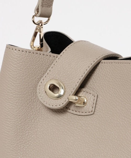 MARCO BIANCHINI（マルコビアンチーニ）の「MARCO BIANCHINI　ワンハンドル2WAYショルダーバッグ（ショルダーバッグ・レディース・ベージュ/ブラウン・ONE）」の13枚目の写真