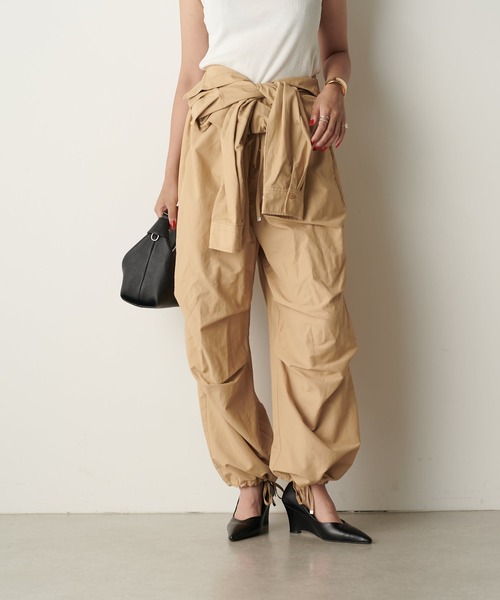 Lui's（ルイス）の「ZIP UP オールインワン（その他パンツ・レディース・ブラック/アイボリー/ベージュ・FREE）」の4枚目の写真