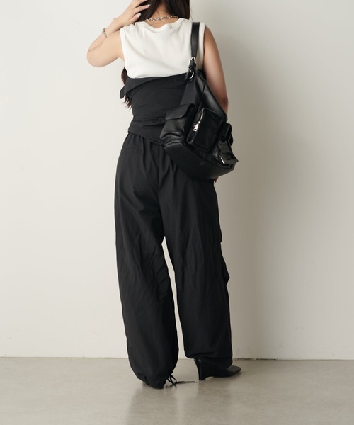 Lui's（ルイス）の「ZIP UP オールインワン（その他パンツ・レディース・ブラック/アイボリー/ベージュ・FREE）」の11枚目の写真