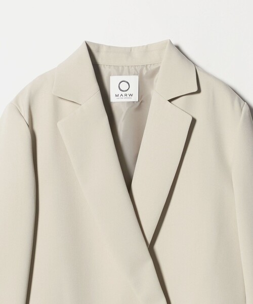 MARW UNITED ARROWS＞バック アシンメトリー ジャケット