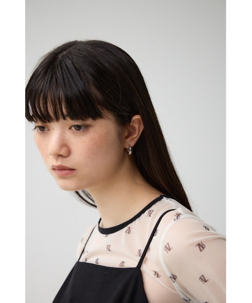 AZUL by moussy(アズールバイマウジー)の「ステンレスプチフープピアス(ピアス(両耳用)・レディース・ゴールド系その他/シルバー・FREE)」の11枚目の写真