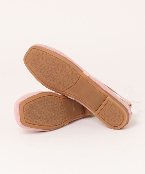 shoes365(シューズスリーシックスファイヴ)の「【shoes365】スエード素材のクロスストラップバレエシューズ(バレエシューズ・レディース・ブラウン/ピンク/レッド/ブラック・22.5cm/23.0cm/23.5cm/24.0cm/24.5cm/25.0cm)」の6枚目の写真