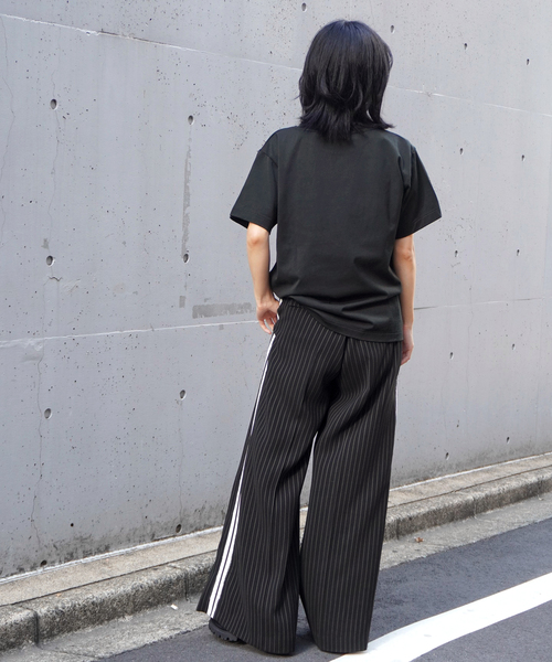 AP STUDIO(エーピーストゥディオ)の「ノベルラインパンツ(スラックス・レディース・ブラック・34/36/38/40)」の15枚目の写真