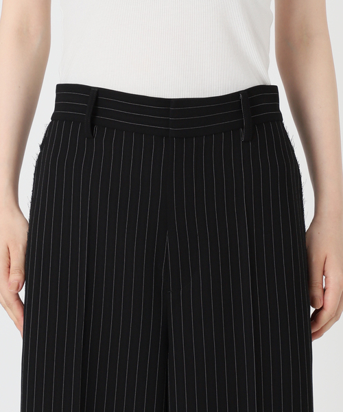 AP STUDIO(エーピーストゥディオ)の「ノベルラインパンツ(スラックス・レディース・ブラック・34/36/38/40)」の5枚目の写真