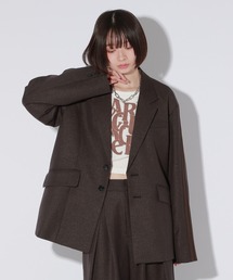 Anui | 【UNISEX】ラインスリーブジャケット(テーラードジャケット)