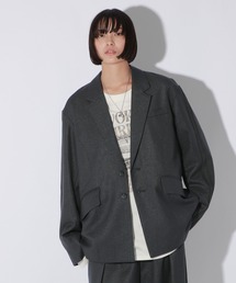 Anui | 【UNISEX】ラインスリーブジャケット(テーラードジャケット)