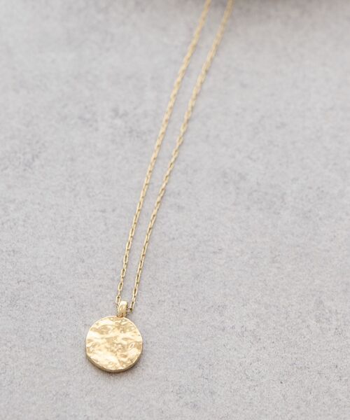 AMERICAN HOLIC（アメリカンホリック）の「テクスチャーコインネックレス（ネックレス・レディース・ゴールド/シルバー・FREE）」の12枚目の写真