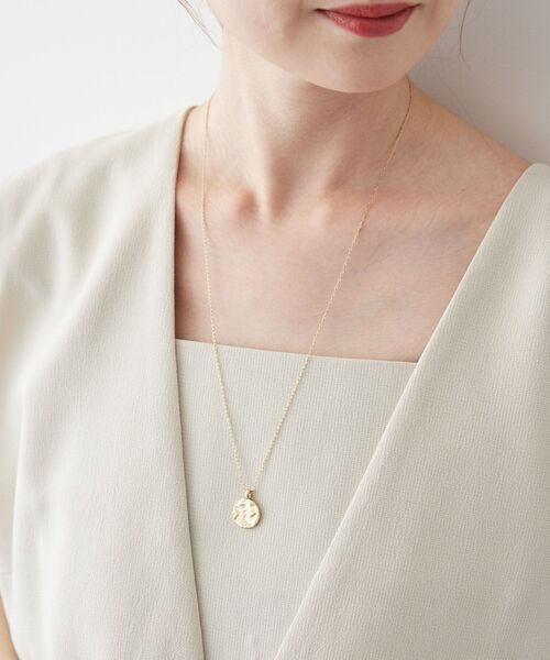 AMERICAN HOLIC（アメリカンホリック）の「テクスチャーコインネックレス（ネックレス・レディース・ゴールド/シルバー・FREE）」の4枚目の写真