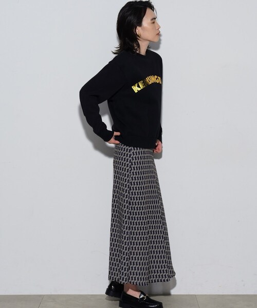 GALLEST（ギャレスト）の「ロゴ裏毛トップス（スウェット・レディース・ブラック/オフホワイト/グレー・38）」の16枚目の写真