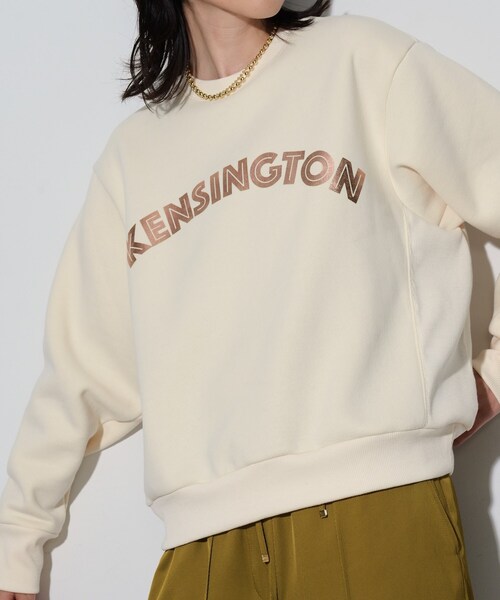 GALLEST（ギャレスト）の「ロゴ裏毛トップス（スウェット・レディース・ブラック/オフホワイト/グレー・38）」の12枚目の写真