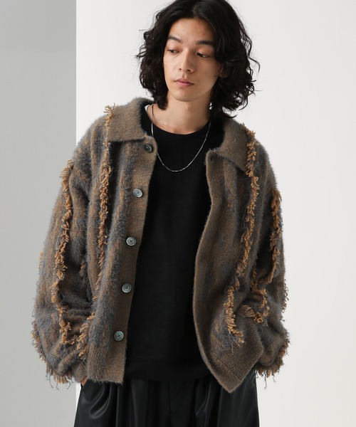 【タグ付き新品】HARE ハレ　ウールフラシブルゾン　コート　ブルー　S 完売 セール】ソデ2WAYシアーブルゾン(HARE)（ブルゾン）｜HARE（ハレ