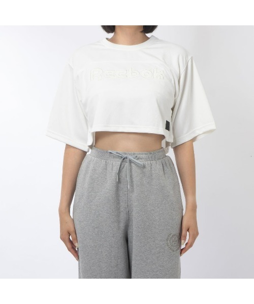 Reebok(リーボック)の「チーム トップ / TEAM TOP(Tシャツ/カットソー・レディース・ホワイト・XX-LARGE/SMALL/MEDIUM/LARGE/X-LARGE)」の2枚目の写真