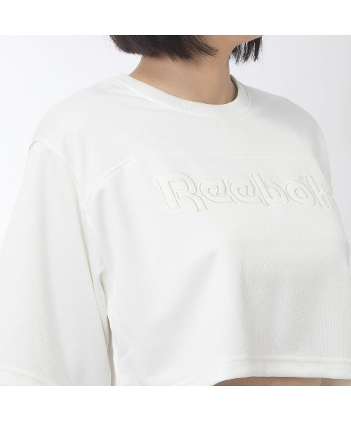 Reebok(リーボック)の「チーム トップ / TEAM TOP(Tシャツ/カットソー・レディース・ホワイト・XX-LARGE/SMALL/MEDIUM/LARGE/X-LARGE)」の3枚目の写真