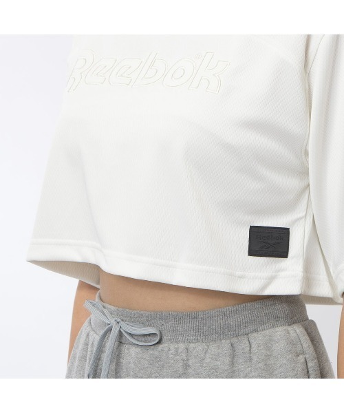 Reebok(リーボック)の「チーム トップ / TEAM TOP(Tシャツ/カットソー・レディース・ホワイト・XX-LARGE/SMALL/MEDIUM/LARGE/X-LARGE)」の4枚目の写真