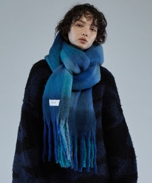 VELNUS（ベルナス）の「【VELNUS】Mohair touch gradation-like volume check muffler/モヘアタッチ グラデーションライクボリュームチェックマフラー（マフラー・メンズ）」