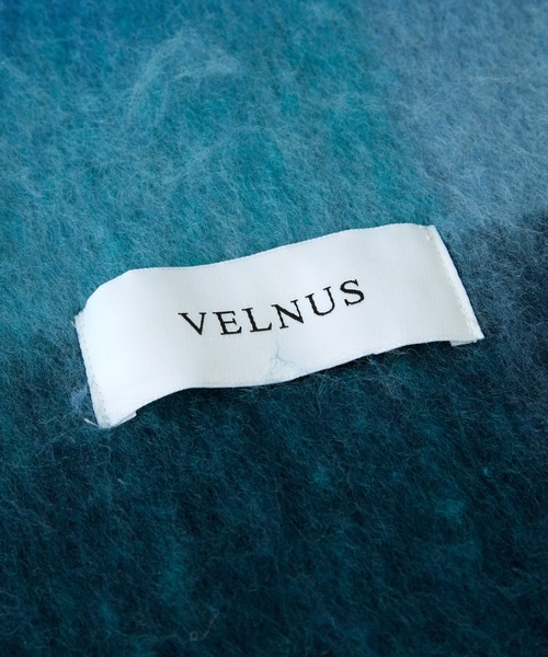 VELNUS(ベルナス)の「【VELNUS】Mohair touch gradation-like volume check muffler/モヘアタッチ グラデーションライクボリュームチェックマフラー(マフラー・メンズ・イエロー系/ブルー系・FREE)」の17枚目の写真