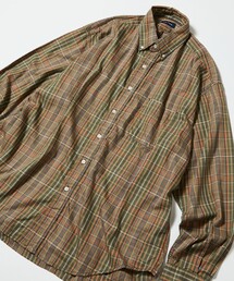 NAUTICA/ノーティカ Washed Twill Check Shirts/ウォッシュド ツイル チェックシャツ ロングスリーブ