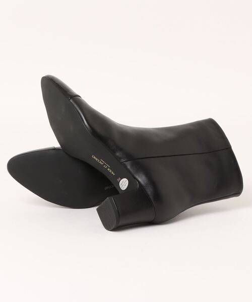 Mode et Jacomo（モードエジャコモ）の「コンビデザインショートブーツ（ブーツ・レディース・クリアブラック/ブラック系その他6/ストーン・23.5cm/23cm/24.5cm/24cm/22.5cm）」の17枚目の写真