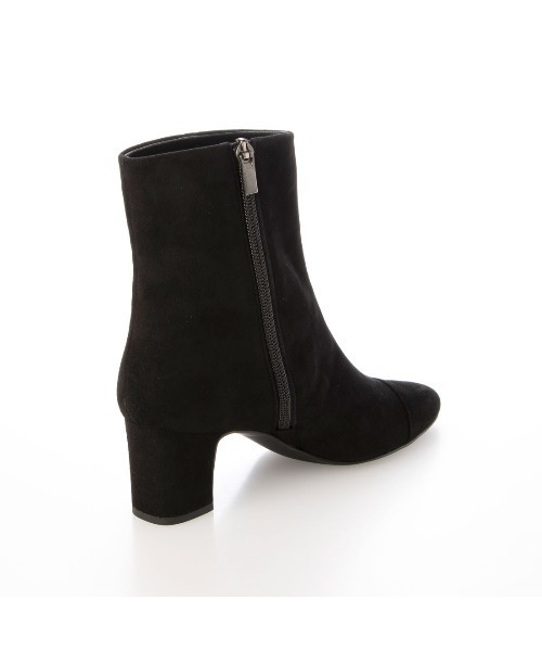 Mode et Jacomo（モードエジャコモ）の「コンビデザインショートブーツ（ブーツ・レディース・クリアブラック/ブラック系その他6/ストーン・23.5cm/23cm/24.5cm/24cm/22.5cm）」の6枚目の写真