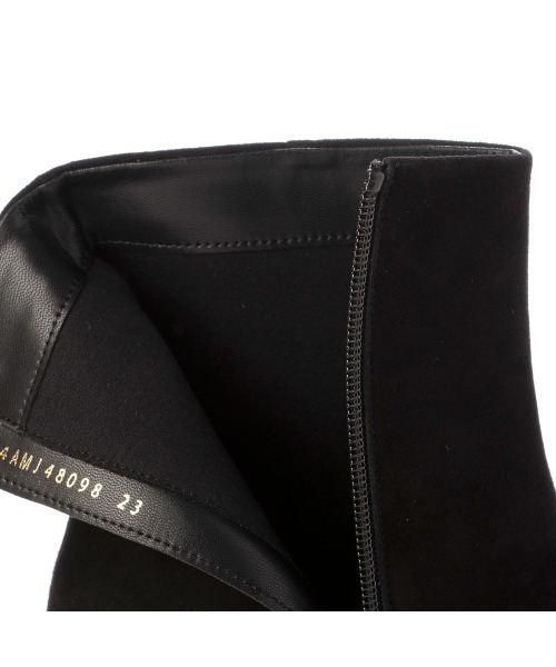 Mode et Jacomo（モードエジャコモ）の「コンビデザインショートブーツ（ブーツ・レディース・クリアブラック/ブラック系その他6/ストーン・23.5cm/23cm/24.5cm/24cm/22.5cm）」の9枚目の写真