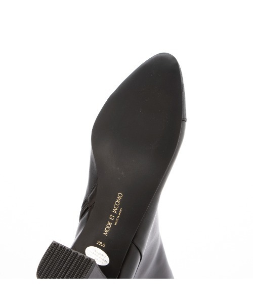 Mode et Jacomo（モードエジャコモ）の「コンビデザインショートブーツ（ブーツ・レディース・クリアブラック/ブラック系その他6/ストーン・23.5cm/23cm/24.5cm/24cm/22.5cm）」の13枚目の写真