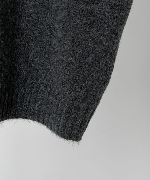 INTER FACTORY（インターファクトリー）の「HIROKI-ニットポロ　made by INTER FACTORY（ポロシャツ・メンズ・カーキ/グレー・SMALL/MEDIUM/LARGE）」の13枚目の写真