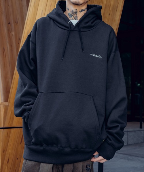 Subciety(サブサエティ)の「Trademark hoodie(ベスト・メンズ・ネイビー/ブラック/グレー/チャコール・XX-LARGE/X-LARGE/LARGE/MEDIUM/SMALL/X-SMALL)」の19枚目の写真