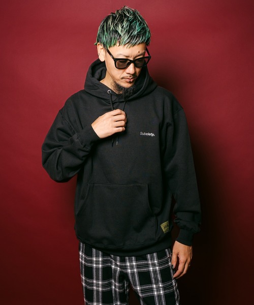 Subciety(サブサエティ)の「Trademark hoodie(ベスト・メンズ・ネイビー/ブラック/グレー/チャコール・XX-LARGE/X-LARGE/LARGE/MEDIUM/SMALL/X-SMALL)」の17枚目の写真