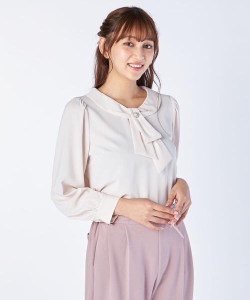 LAISSE PASSE（レッセパッセ）の「長袖通勤ブラウス（シャツ
