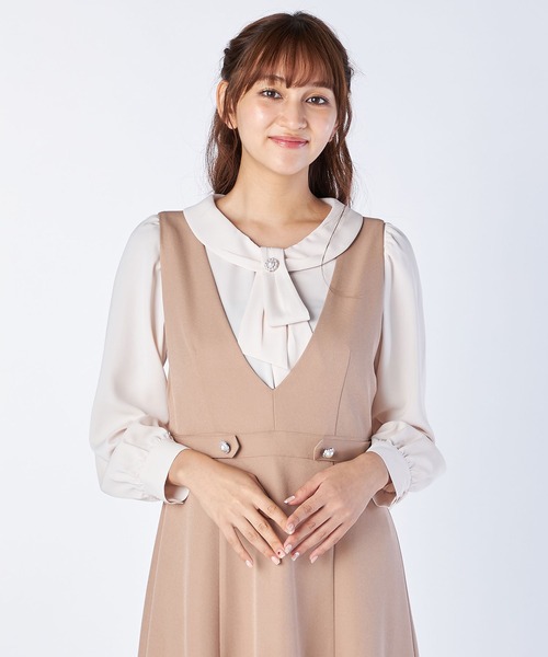 LAISSE PASSE（レッセパッセ）の「長袖通勤ブラウス（シャツ