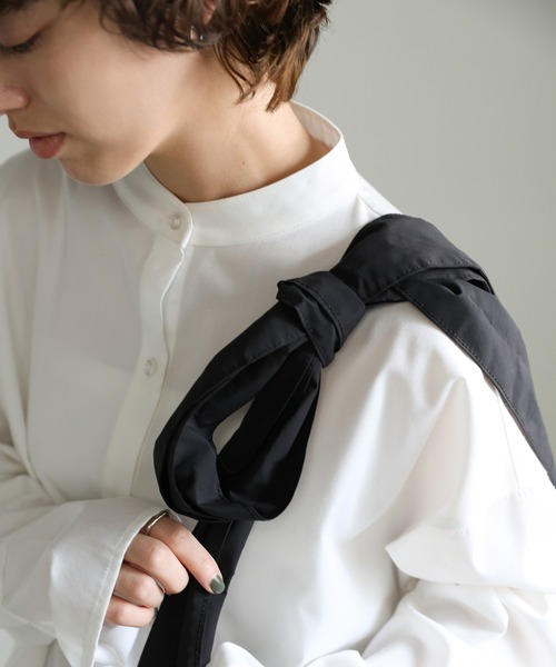 select MOCA（セレクトモカ）の「リボンショルダーギャザートートバッグ（ショルダーバッグ・レディース・ブラウン/グリーン/ブラック・FREE）」の22枚目の写真