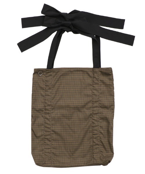 select MOCA（セレクトモカ）の「リボンショルダーギャザートートバッグ（ショルダーバッグ・レディース・ブラウン/グリーン/ブラック・FREE）」の10枚目の写真