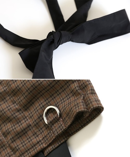 select MOCA（セレクトモカ）の「リボンショルダーギャザートートバッグ（ショルダーバッグ・レディース・ブラウン/グリーン/ブラック・FREE）」の16枚目の写真